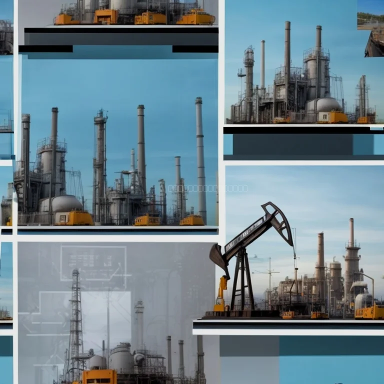 Zaposlenici naftne industrije u radnom okruženju